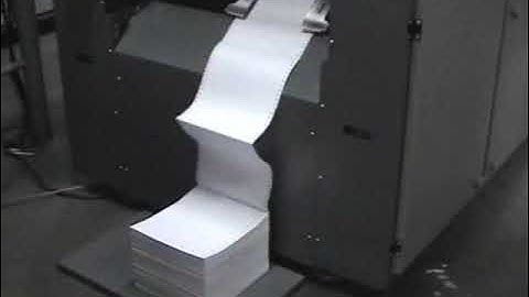 Computer Stationery Printing Machine