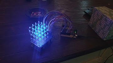 4x4x4 LED Cube Matrix