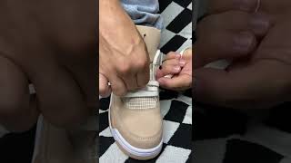 How to Perfectly Laces Jordan 4! *Best Way*