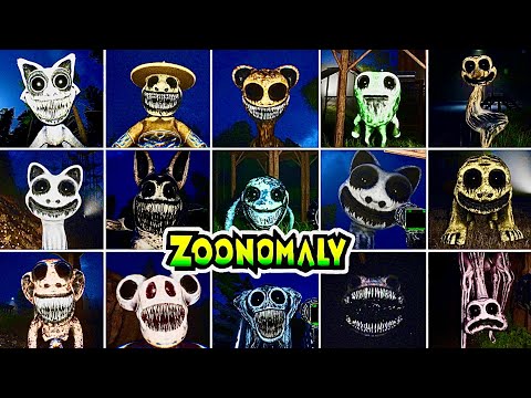 ZOONOMALY - All Jumpscares & All Monsters + All Bosses