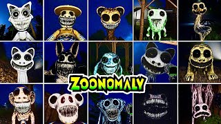 ZOONOMALY - All Jumpscares \& All Monsters + All Bosses