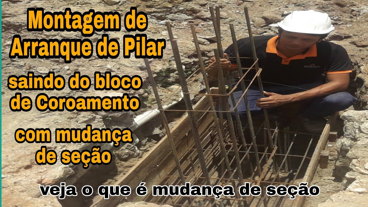 Vejam Como Montar Arranque De Pilar Com Bloco De Coroamento E Com vejam-como-montar-arranque-de-pilar-com-bloco-de-coroamento-e-com