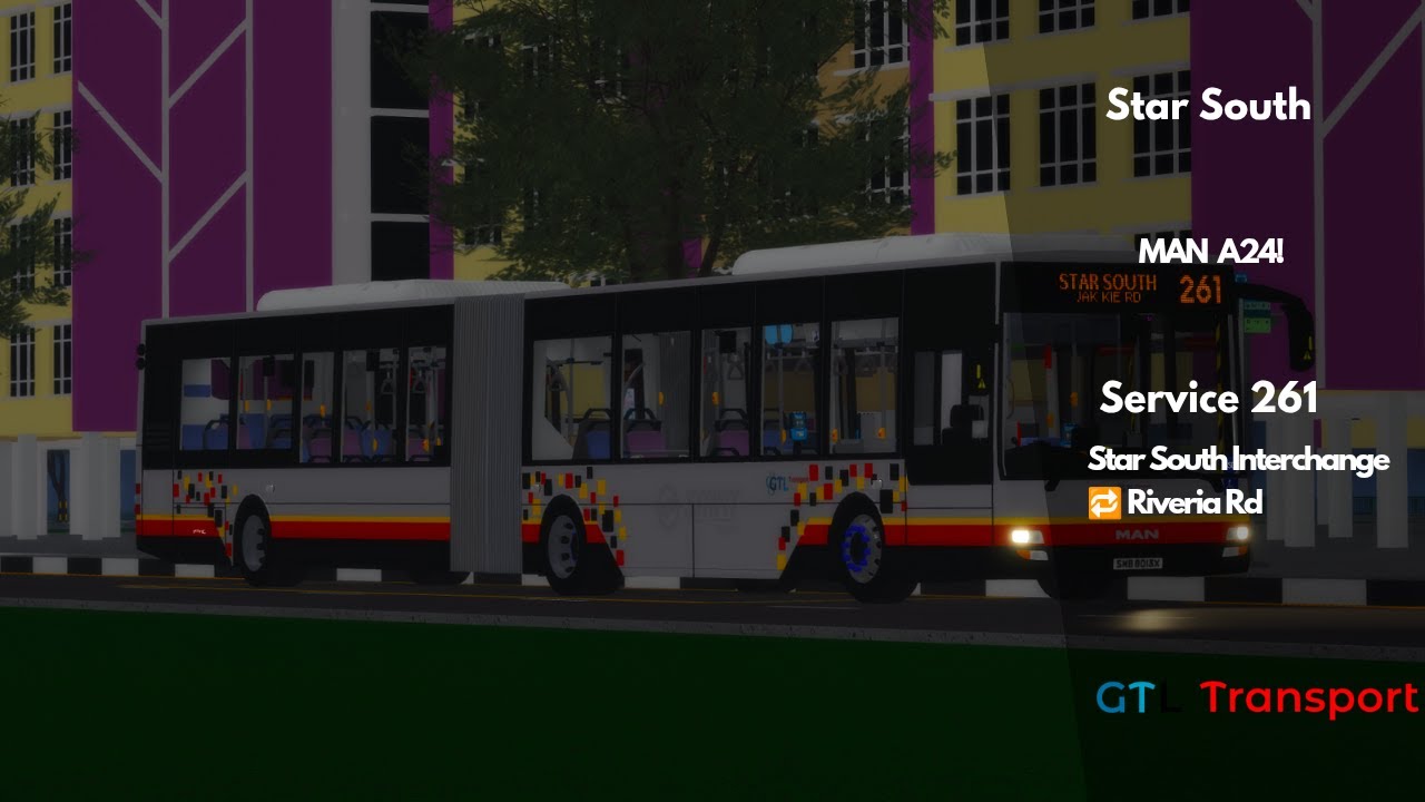 GTL Transport Roblox | service 261 | Star South Interchange 🔁 Riveria Rd |