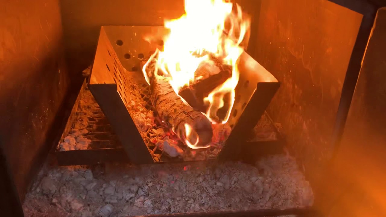 Lone Star Grills Fire Management Basket for 24 inch Fireboxes - YouTube