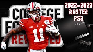 How to get and install the 2022-2023 newest roster for College Football Revamped for PS3