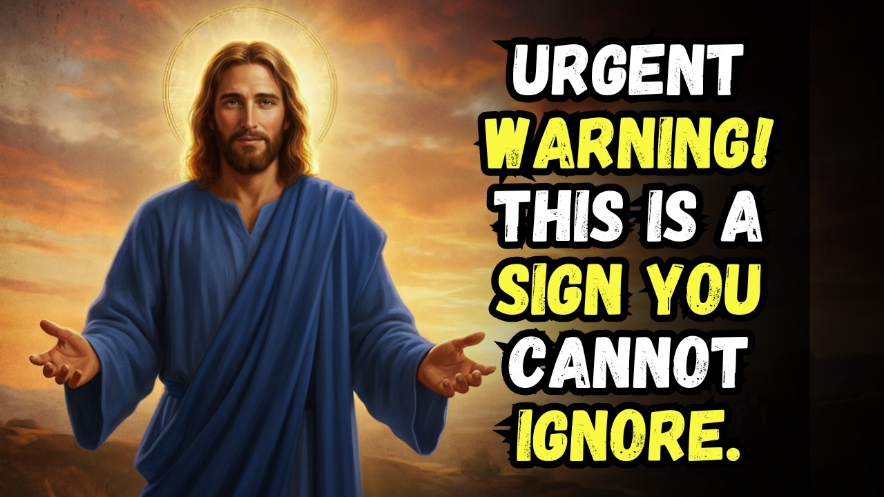 GOD SAYS: URGENT WARNING. THIS IS A SIGN YOU CANNOT IGNORE. GOD MESSAGE TODAY | GOD MESSAGE NOW