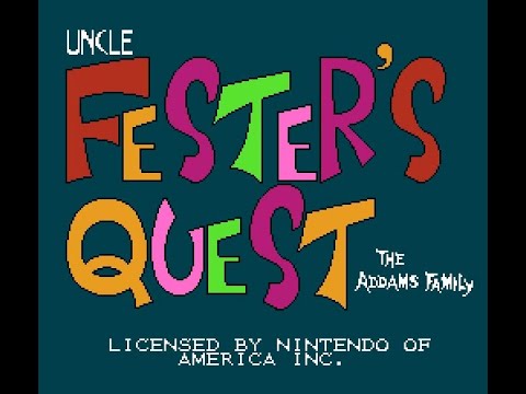 Видео: Полное прохождение Квест Фестера (Fester's Quest) nes