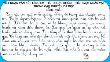 3e leerjaar Schrijf een alinea waarin je uitlegt waarom je een personage in een verhaal dat je he...