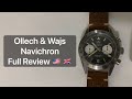 Ollech and Wajs Navichron full in hands English review + OW Oceangraph