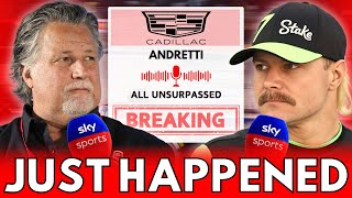 HUGE NEWS At Cadillac, Andretti After F1 Team's SHOCKING STATEMENT! Bottas CRUSHES Audi