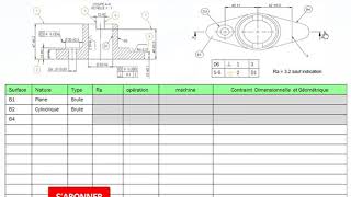 احسن سلسلة لتعلم Gamme d'usinage et contrat de phase