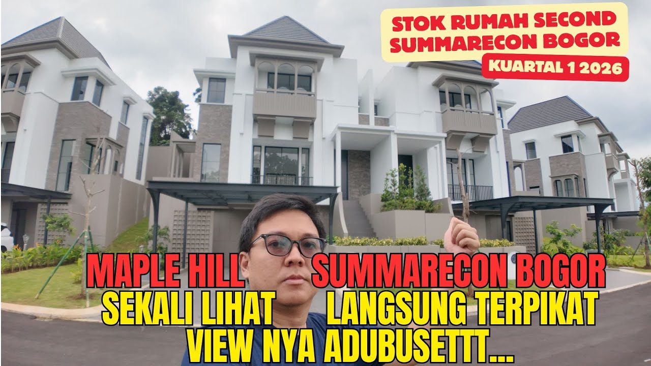 MAPLE HILL SUMMARECON BOGOR VIEW GUNUNG DAN KOTA | SIAP HUNI