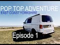 Pop Top Adventure EAST COAST YORKSHIRE - VW T6 Camper Van