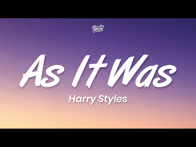 Harry Styles - As It Was (Lyrics Video by Freaky Picks) class=