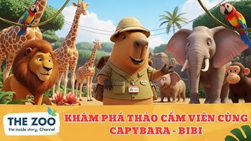 Capybara Phiêu Lưu Ở Thảo Cầm Viên – Cuộc Gặp Gỡ Bất Ngờ Với Những Người Bạn Mới #capybara #ai