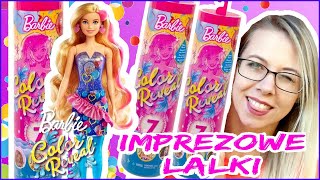 Barbie Color Revealparty Lalki Z Confetti Nowa Seria