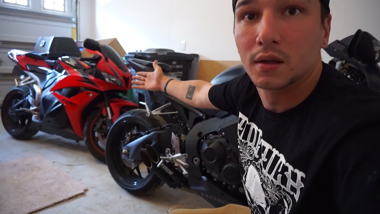 get on motorcycle