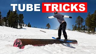 Learn these 8 Snowboard Tricks on a Tube