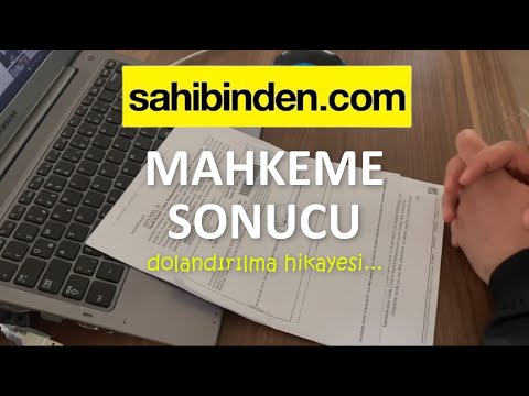 Sahibinden.com Dolandırılma Mahkeme Sonucu