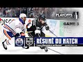 Oilers vs kings r1 match no 3  faits saillants