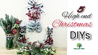 5 High End Dollar tree DIY Christmas Decorations and ideas\/2020