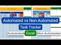 Automated vs Non-Automated Task Tracker in Excel: Which is better for you?