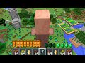 GIANT VILLAGER vs INFINITE ZOMBIES VILLAGE ATTACK ~ MINECRAFT ROLEPLAY ARENA (Villager Inventory)
