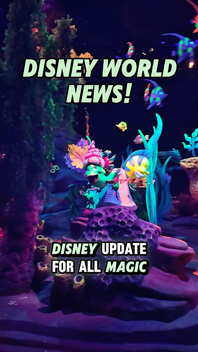 Little Mermaid Ride under refurbishment late July!! #disney #disneynews #disneyride