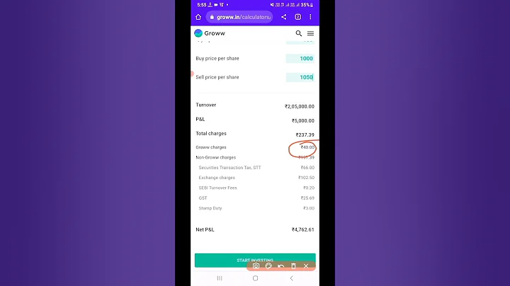 Groww me Trading charge Kitna lagta hai kaise pata kare | Groww Brokerage charge calculator