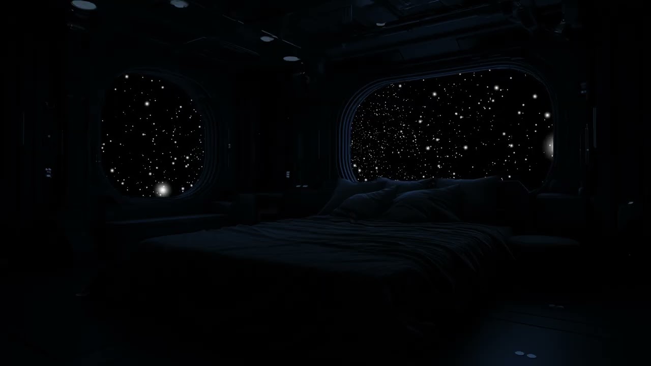 Ambient Sounds of Deep Space in the Dark | White Noise for Restful Sleep & Inner Peace 🌌