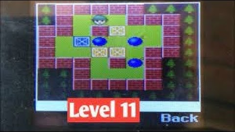 Sokoban level 11 solved .