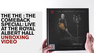 The The / The Comeback Special: Live at the Royal Albert Hall Art Book edition unboxed