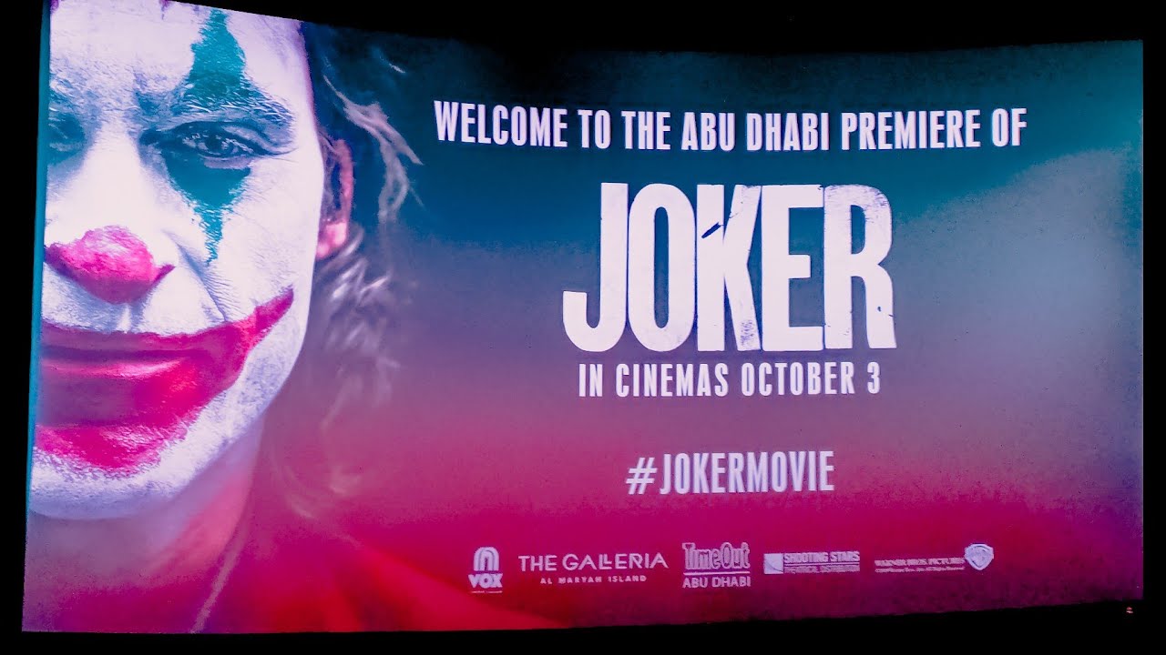 JOKER MOVIE FOR FREE #AtTheGalleria || VOX Cinemas Abu Dhabi - YouTube