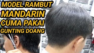 Potong rambut mandarin gantung