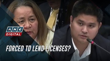 Contractors claim DPWH officials forced them to lend licenses | ANC