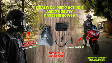DJI Osmo Action 4 Audio Quality Problem Solved | Best Mic Adapter for DJI Osmo Action 4 and 3 Review