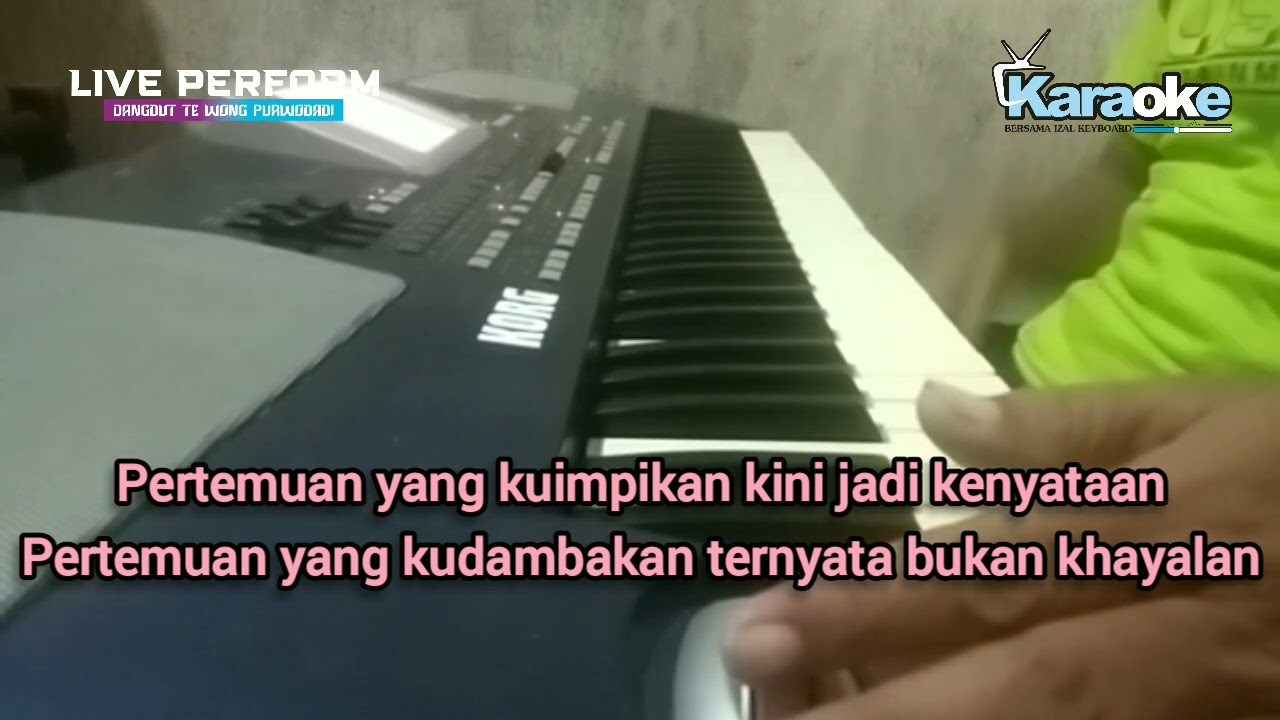 PERTEMUAN - H.Rhoma Irama feat Noer Halimah - Karaoke Dangdut ( Izal Keyb )