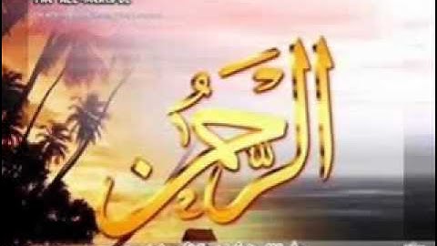 سورة الرحمن للشيخ محمد عبد المنعم