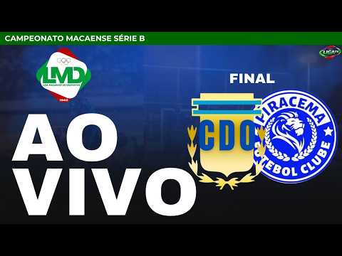 AO VIVO: CAMPO DO OESTE VS PIRACEMA | FINAL | MACAENSE SÉRIE B | COM IMAGENS