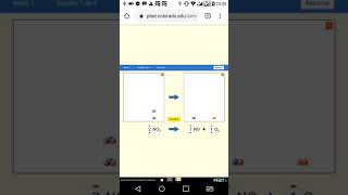 balanceamento de equações químicas - jogo simulador online screenshot 1
