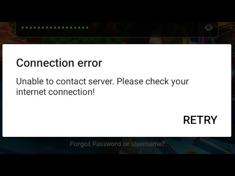 Why is Roblox telling me 'unable to contact server, please check your  internet connection' when I first open the app even though I have full  bars? I dont know if this will