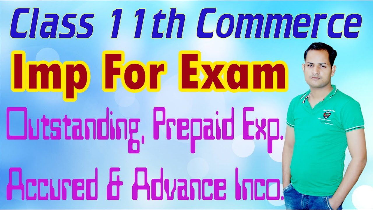 Example Of Outstanding & Prepaid Expenses, Accrued & Unearned Income And Closing Stock financial analysis
