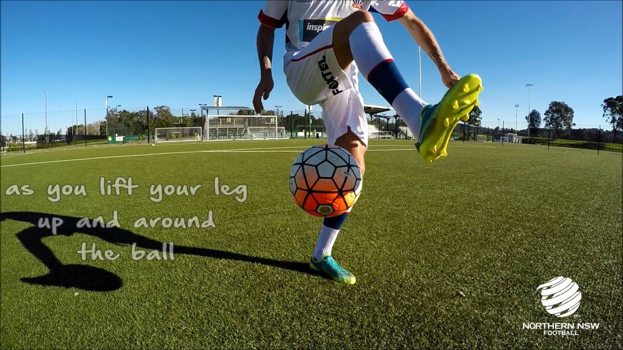 Football Skills ATW (around the world juggling) YouTube