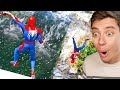 Reacting To ULTIMATE GTA 5 Spiderman Fails!!!