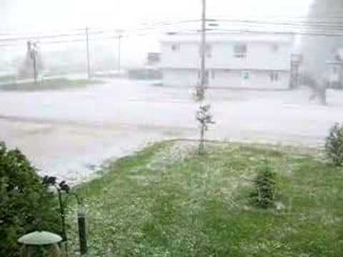 Vergla Hail July 8 2007 Part 1 