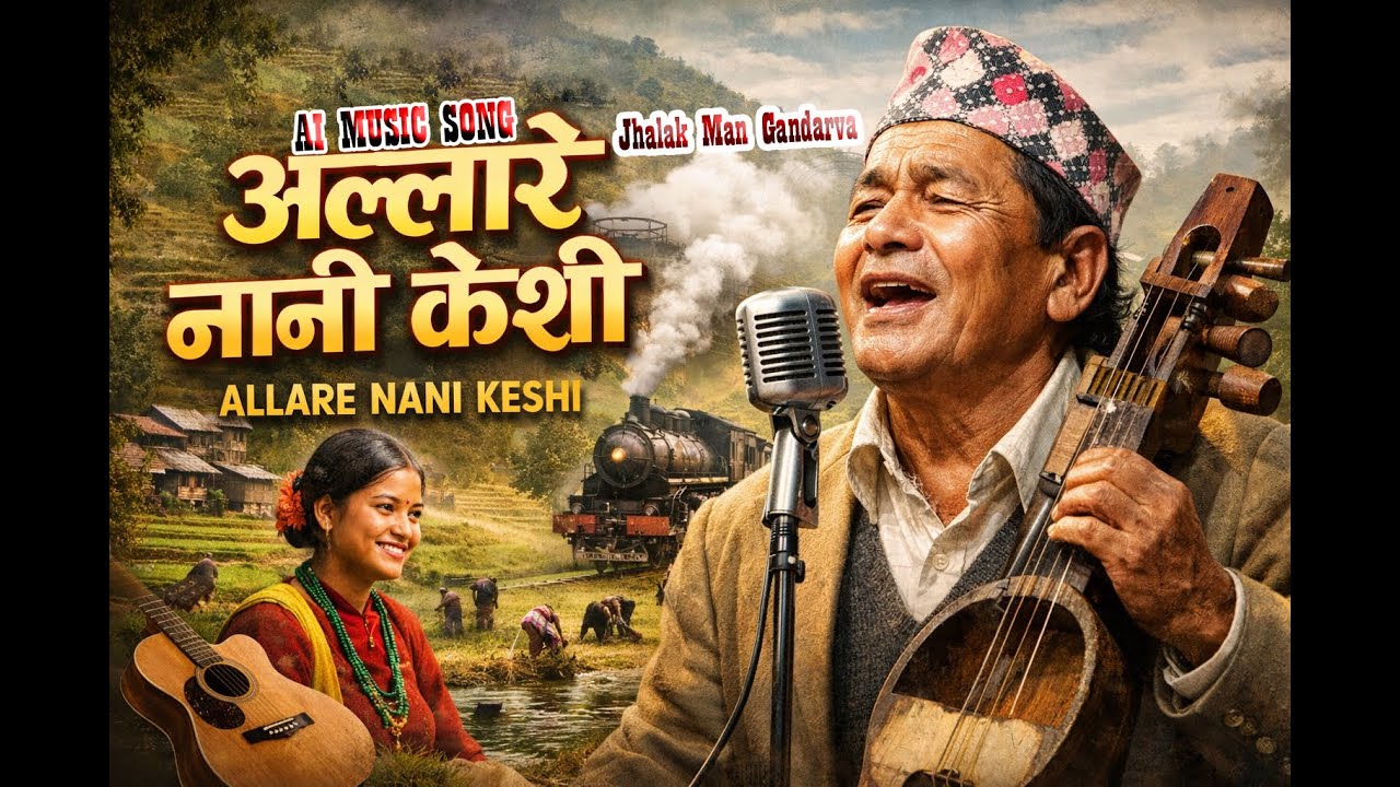 ALLARE NAANI KESHI  JHALAK MAN GANDARBA AI BLUES