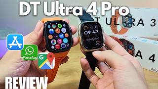 REVIEW: DT Ultra 4 Pro - $50 Budget Smartwatch with Google Maps, WhatsApp, MP3 Player | What's New? screenshot 4