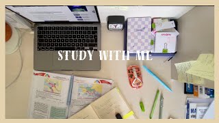 STUDY WITH ME/2 HOURS/Background noise/no music/5010/real time/benimle ders Çalış/2 saat