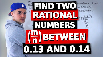 QMS 110 - Find Two Rational Numbers Between Decimals - Ryerson University