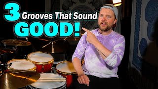 3 Grooves That Make Drummers Sound GOOD! | DRUM LESSON  That Swedish Drummer